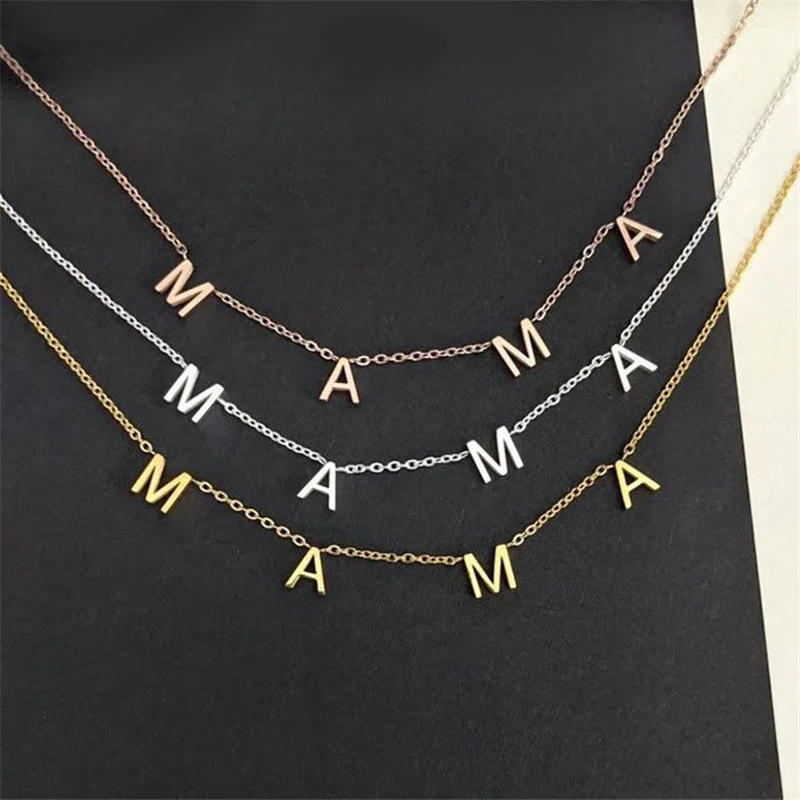 [Copy]CUSTOM VERTICAL NAME NECKLACE - SOLID 14K | 18K GOLD
